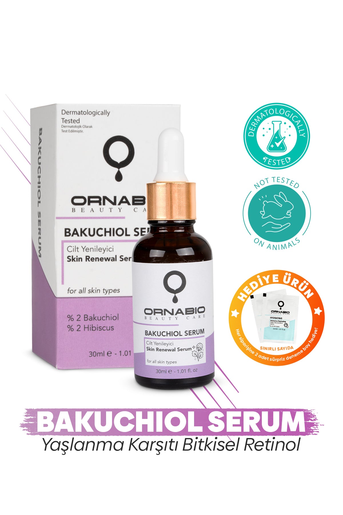 Bakuchiol Serum - Yaşlanma Karşıtı Bitkisel Retinol