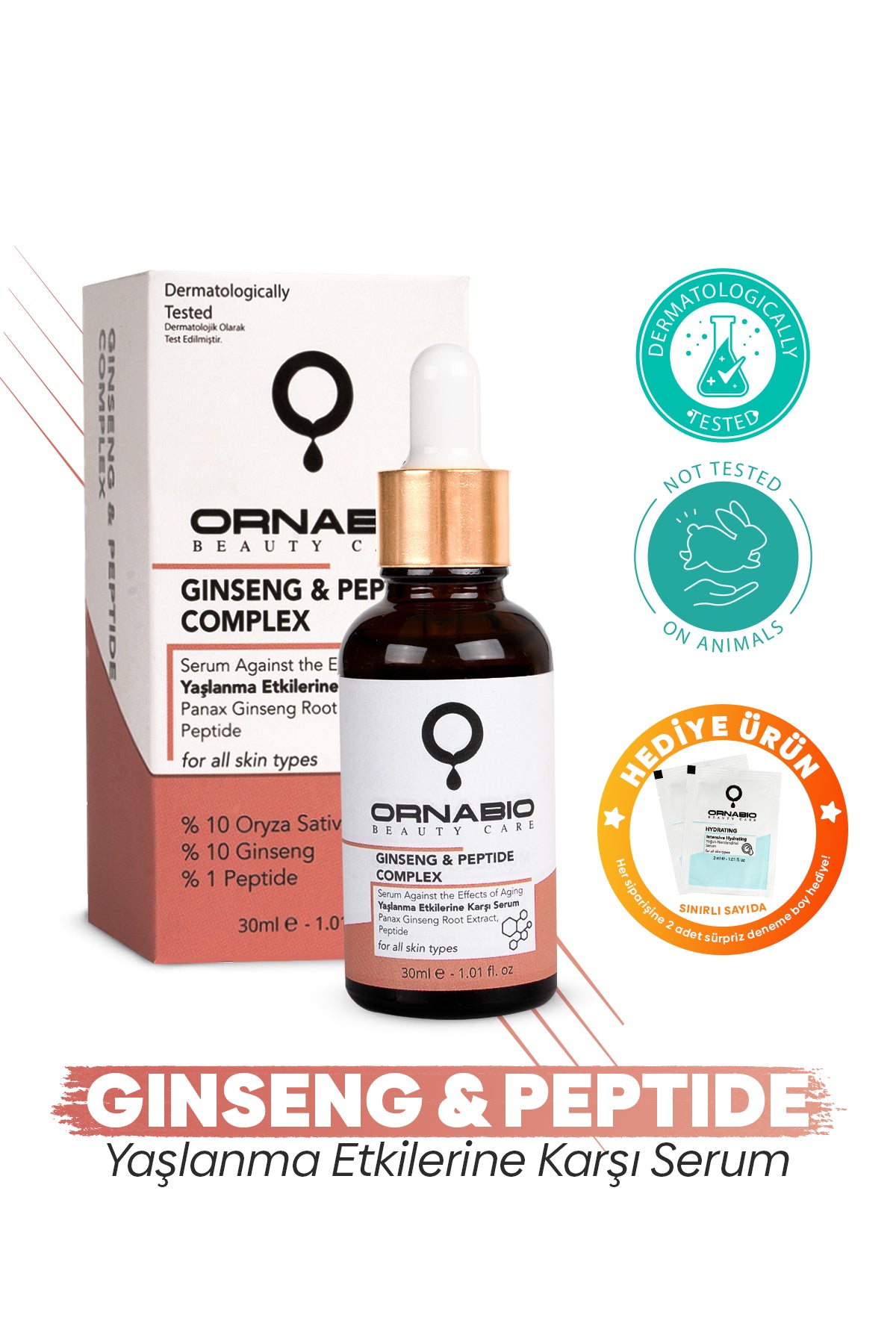 Ginseng&Peptide - Yaşlanma Etkilerine Karşı Serum