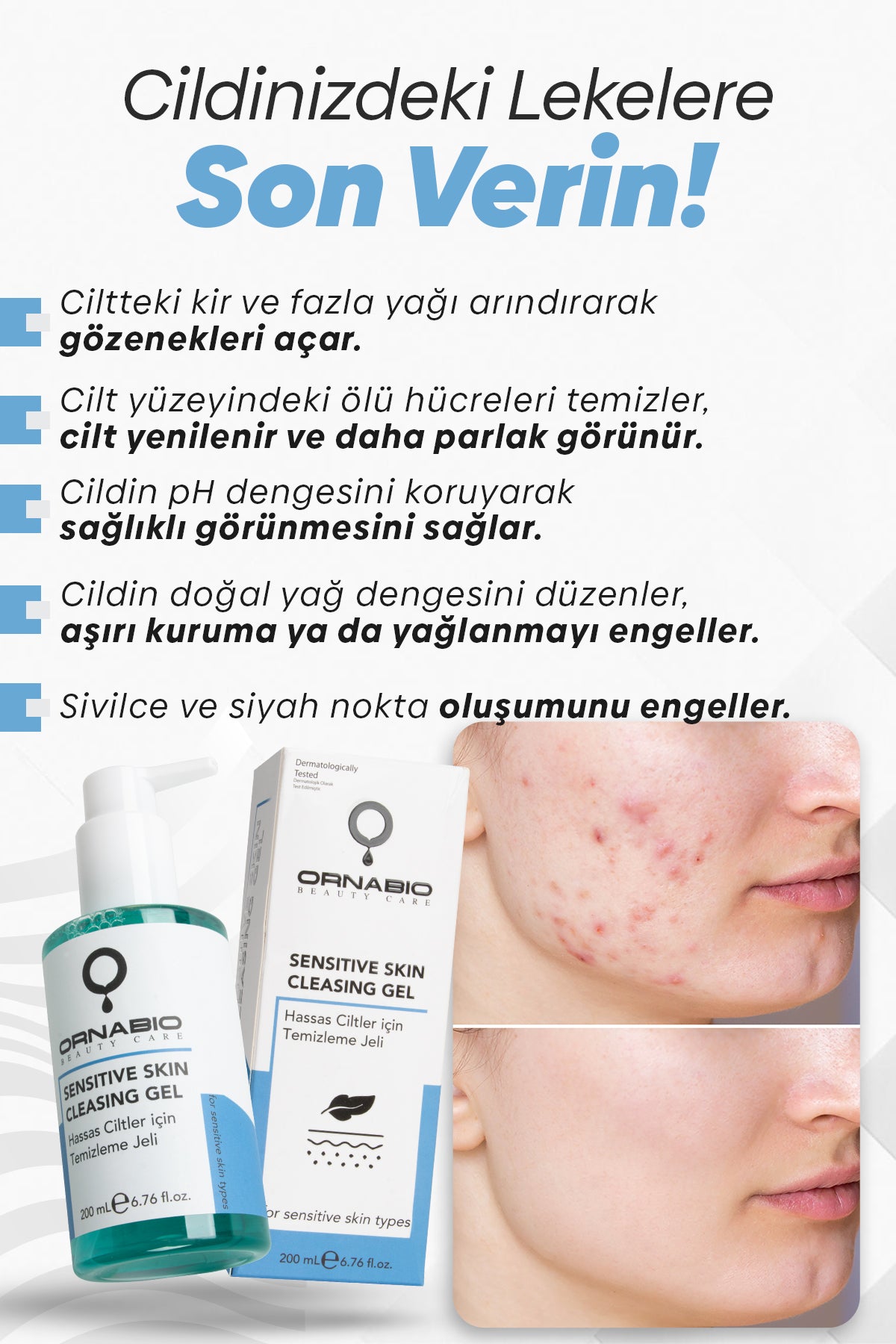 Sensivite Skin Temizleme Jeli - Hassas Ciltler İçin Temizleme Jeli