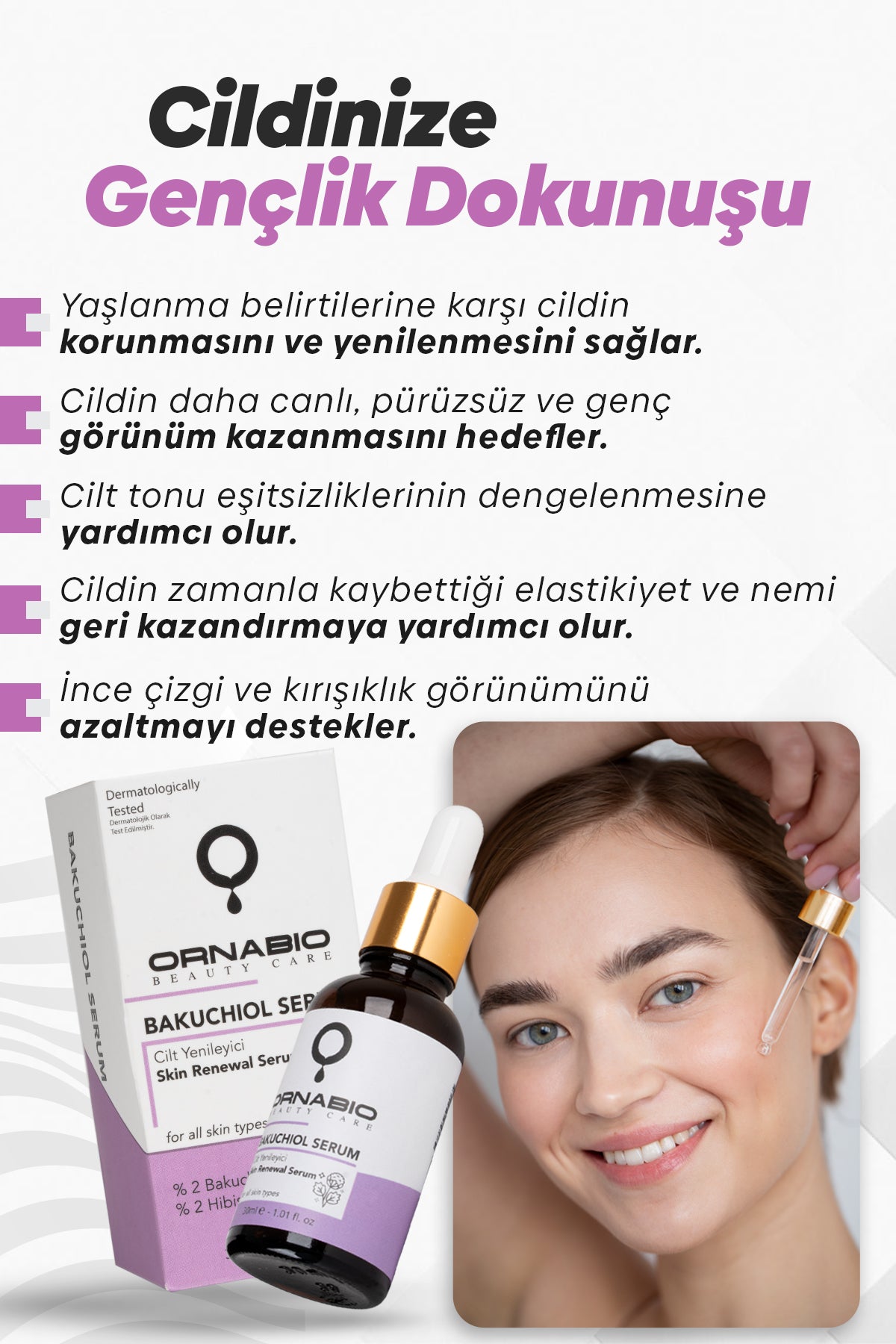 Bakuchiol Serum - Yaşlanma Karşıtı Bitkisel Retinol